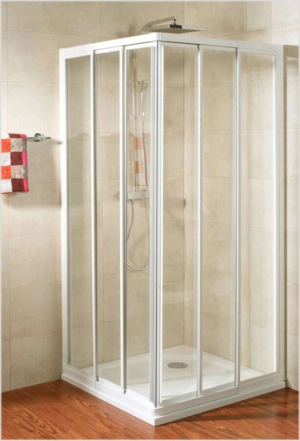 Schulte Kristall/Trend U-Kabine Eckeinstieg 3-tlg + Seitenwand Kunstglas 2 Schulte Kristall/Trend U-Kabine Eckeinstieg 3-tlg + Seitenwand Kunstglas – Bild 2