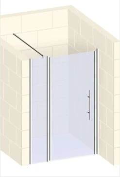 Schulte Garant Drehtür An Nebenteil In Nische Oder Für Seitenwand -Schulte 1011 3