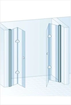 Schulte Garant Drehfalttür Als Pendeltür In Nische -Schulte 1015 3
