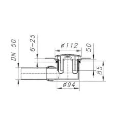 Schulte Duschwanne Acryl EF Flat Für Fünfeck Duschkabinen -Schulte 104 3
