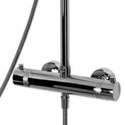 Schulte Duschmaster Rain Mit Thermostat, Kopfbrause Eckig -Schulte 106 2