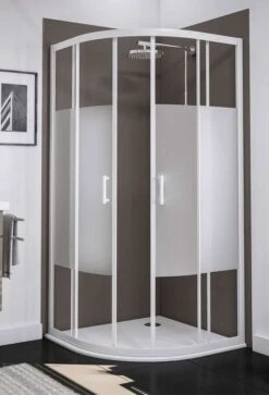 Schulte Sunny Runddusche Mit Schiebetüren Dekor Dezent Light Express Plus