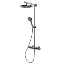 Schulte Duschmaster Rain Mit Thermostat, Kopfbrause Rund