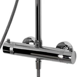 Schulte Duschmaster Rain Mit Thermostat, Kopfbrause Rund -Schulte 107 2