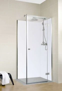 Schulte Decodesign Duschrückwand Farbe Set Eck Weiß