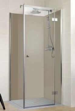 Schulte Decodesign Duschrückwand Farbe Set Eck Taupe