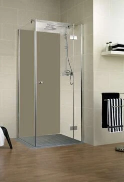 Schulte Decodesign Duschrückwand Farbe Set Erweiterung Taupe