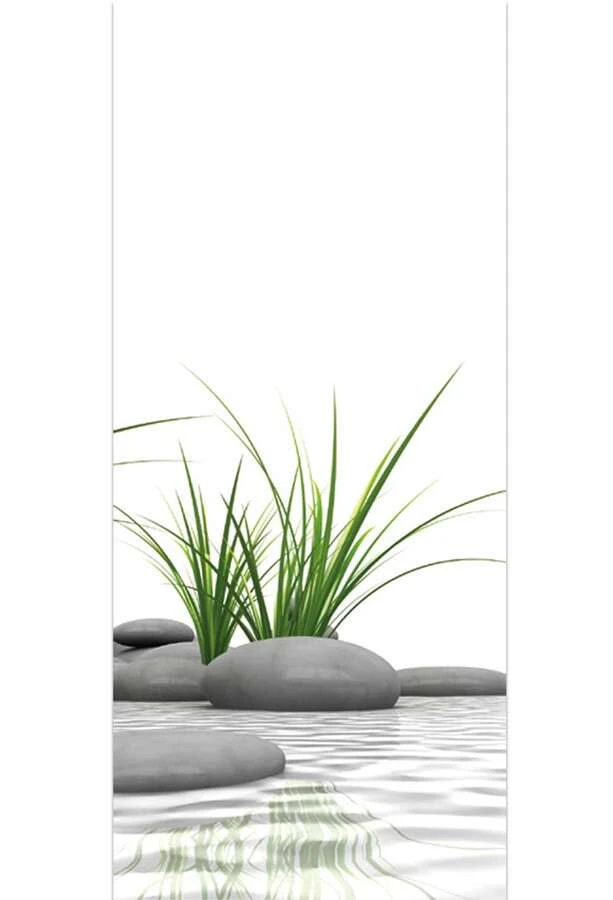 Schulte Decodesign Duschrückwand Foto Zen Steine + Gras 2 Schulte Decodesign Duschrückwand Foto Zen Steine + Gras – Bild 2