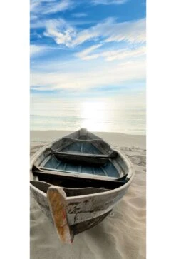 Schulte Decodesign Duschrückwand Foto Ruderboot Am Strand