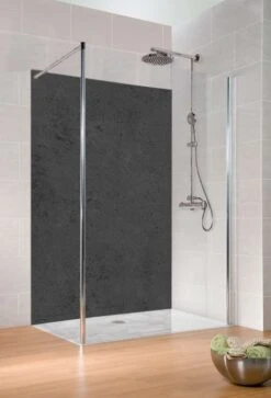 Schulte Decodesign Duschrückwand Dekor Stein Anthrazit
