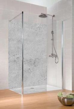 Schulte Decodesign Duschrückwand Dekor Stein Grau Hell
