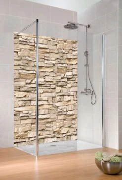 Schulte Decodesign Duschrückwand Dekor Stein Verblender Hell
