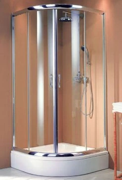 Schulte Kristall Trend Runddusche Komplett Set 90