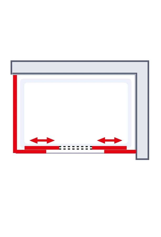 Schulte Kristall/Trend Gleittür 4-teilig Für Seitenwand Barrierefrei 8 Mm 3 Schulte Kristall/Trend Gleittür 4-teilig Für Seitenwand Barrierefrei 8 Mm – Bild 3