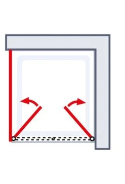 Schulte Kristall/Trend Klapptür Für Seitenwand -Schulte 10936 5
