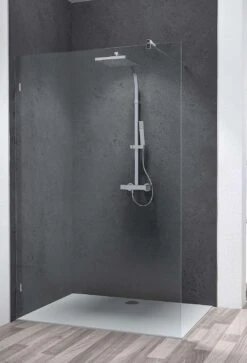 Schulte Davita Duschwand Walk In Mit Stabilisationsbügel 8 Mm