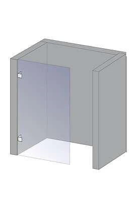 Schulte Davita Duschwand Walk In Mit Stabilisationsbügel 8 Mm 3 Schulte Davita Duschwand Walk In Mit Stabilisationsbügel 8 Mm – Bild 3