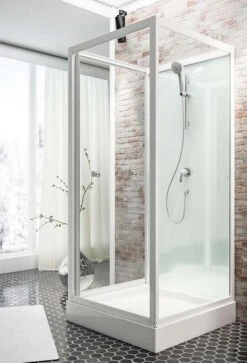 Schulte Komplettduschkabine Fertigdusche Juist II, 80 X 80 Cm, 210 Cm Hoch