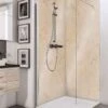 Schulte Decodesign Duschrückwand Dekor Kalkstein Hell Hochglanz