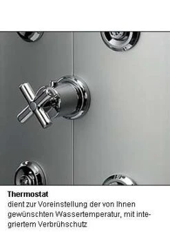 Schulte Duschmaster Mit Kopfbrause Und Thermostat In Alu-Chromoptik -Schulte 123 4