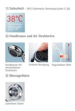 Schulte Duschmaster Mit Thermostat In Alu-Chromoptik -Schulte 124 6