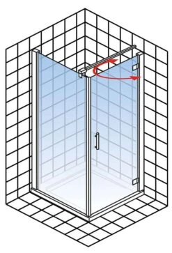 Schulte Toura Drehtür Pendelbar Inklusive Seitenwand 8 Mm -Schulte 12770 4