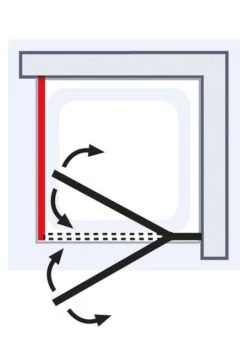 Schulte Toura Drehtür Pendelbar Inklusive Verkürzte Seitenwand 8 Mm -Schulte 12771 4
