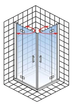 Schulte Toura Eckeinstieg 4-teilig 8 Mm -Schulte 12779 4