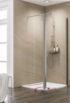 Schulte MasterClass Duschwand Walk In Mit Beweglichem Element
