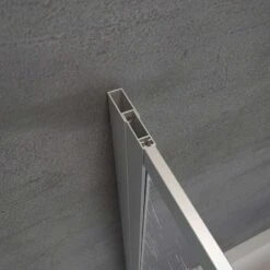 Duschmeister 302 Badewannenaufsatz 3-teilig Kunstglas Alunatur Badewannentiefe 68-71 -Schulte 13177 6