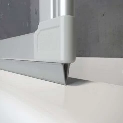 Duschmeister 302 Badewannenaufsatz 3-teilig Kunstglas Alpinweiss Badewannentiefe 68-71 -Schulte 13178 3