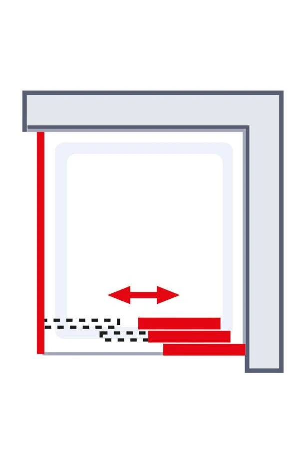 Schulte Kristall/Trend Gleittür 3-teilig Für Verkürzte Seitenwand 4 Schulte Kristall/Trend Gleittür 3-teilig Für Verkürzte Seitenwand – Bild 4
