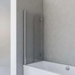 Schulte Badewannenfaltwand Breathe, 2-teilig 106 X 142 Cm, 5 Mm Sicherheitsglas (ESG) Klar Hell 7 Schulte Badewannenfaltwand Breathe, 2-teilig 106 X 142 Cm, 5 Mm Sicherheitsglas (ESG) Klar Hell -Schulte 13277 2