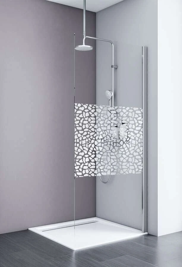 Schulte Alexa Style 2.0 Duschwand Walk-In 5 Mm Mit Deckenstrebe 3 Schulte Alexa Style 2.0 Duschwand Walk-In 5 Mm Mit Deckenstrebe – Bild 3