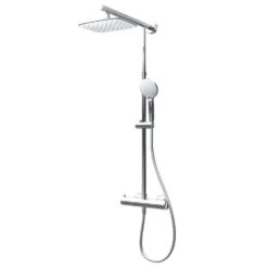 Schulte Duschmaster Classic Rain Eckig Mit Thermostat White Style