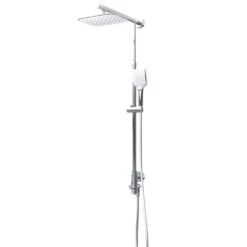 Schulte Duschmaster Classic Rain Eckig Mit Umsteller White Style