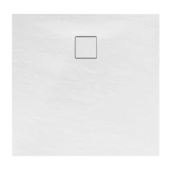 Schulte Duschwanne Mineralguss Plan Quadrat Mit Steinstruktur