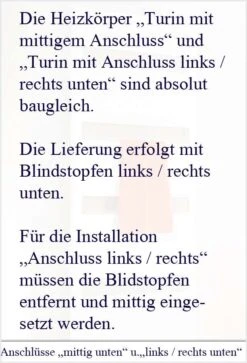 Schulte Heizkörper Turin Anthrazit Express Plus -Schulte 13678 2