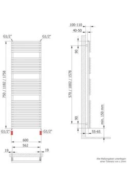 Schulte Badheizkörper Genf -Schulte 1433 4