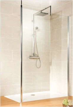 Schulte Garant Duschwand Walk In Mit Deckenstrebe