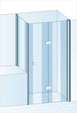 Schulte Garant Drehfalttür Für Verkürzte Seitenwand -Schulte 1446 4