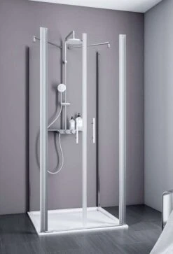 Schulte Alexa Style 2.0 U-Kabine Pendeltür Inklusive Zwei Seitenwände