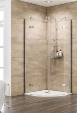 Schulte MasterClass Komplett-Set Runddusche Inklusive Duschwanne 90