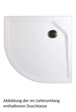 Schulte MasterClass Komplett-Set Runddusche Inklusive Duschwanne 90 -Schulte 1545 2