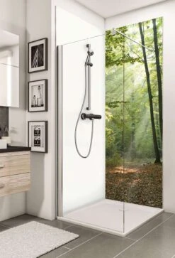 Schulte Decodesign Duschrückwand Foto Waldlichtung