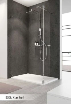 Schulte Davita Duschwand Walk In Mit Pendelndem Nebenteil 8 Mm