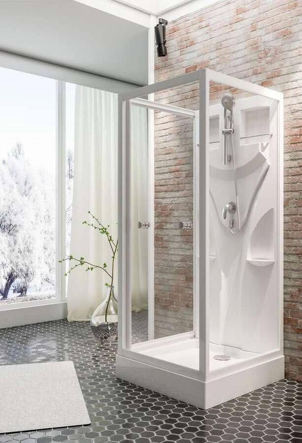 Schulte Komplettduschkabine Fertigdusche Juist 80 Cm, 190 Cm Hoch 1 Schulte Komplettduschkabine Fertigdusche Juist 80 Cm, 190 Cm Hoch