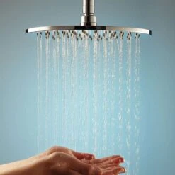 Schulte Classic Plus Kopfbrause Rund 300 Mm Messing Verchromt Flach