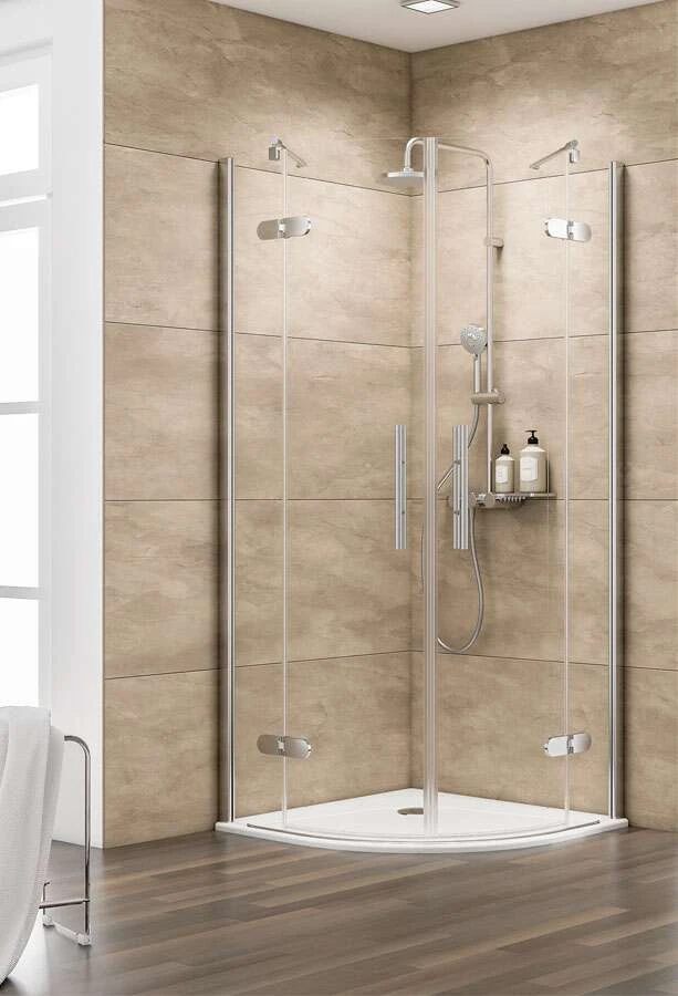 Schulte MasterClass Runddusche 4-teilig Radius 550 Mm 1 Schulte MasterClass Runddusche 4-teilig Radius 550 Mm