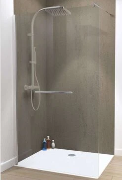 Schulte MasterClass Duschwand Walk In 6 Mm + Handtuchhalter -Schulte 18026 2